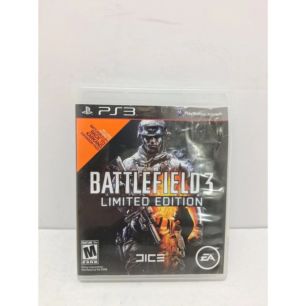 Battlefield 3 Limited Edition Sony PlayStation 3 PS3 Game EA DICE Karkand Pack